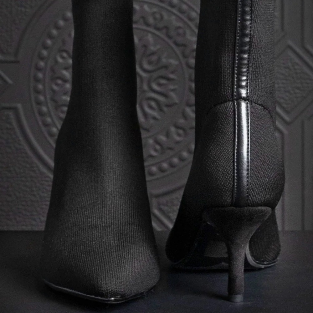 EMMYDEVEAUX Harper Heel- Sock Boot 7